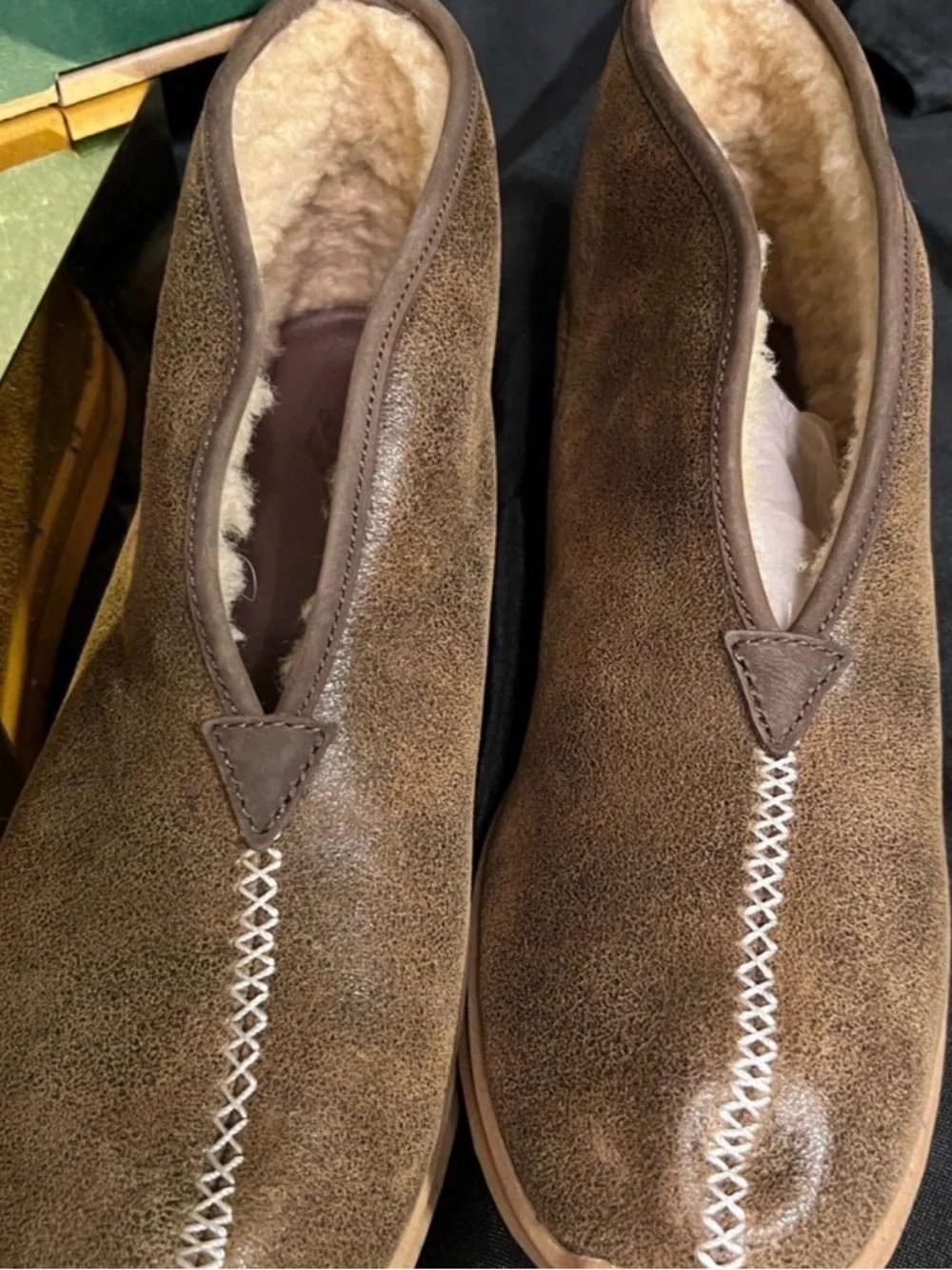 Danner Men’s Forrest Moc Boots Shearling-Lined Size 10.5 Men’s w/ Box
